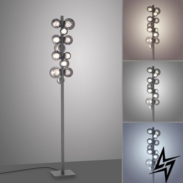 Paul Neuhaus Pure 557-15 Торшер LED 32W 288Lm 2700-5000K Сірий фото