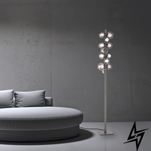 Paul Neuhaus Pure 557-15 Торшер LED 32W 288Lm 2700-5000K Сірий фото