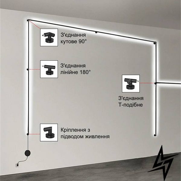 Х-образный соединитель Kloodi CUBELINE CON X черный CUBELINE CON X фото