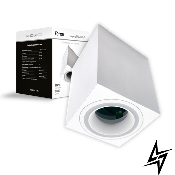 Накладной точечный светильник Feron 40129 Ml303-A  фото в живую, фото в дизайне интерьера