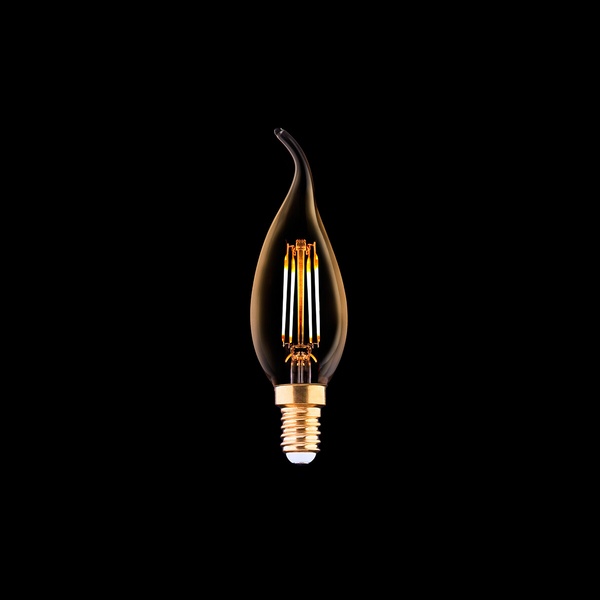 LED лампа Nowodvorski 9793 Vintage Led Bulb E14 4W 2200K 360Lm 12,1x3,5 см фото