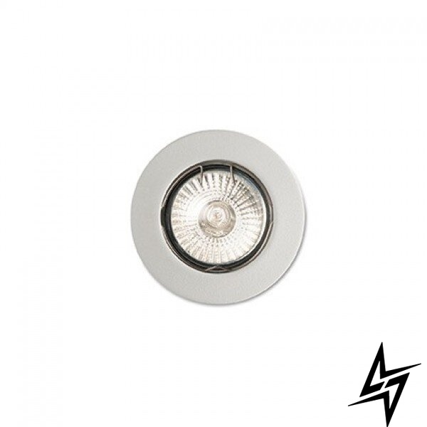 Точечный врезной светильник Ideal Lux Jazz Bianco 83117 67625 фото в живую, фото в дизайне интерьера