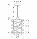 Люстра Candellux 31-09548 Eluna 1хE27 110х16 см  фото в дизайне интерьера, фото в живую 5/5