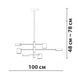Люстра Friendlylight Motvikt FL5013 латунь 7 Вт 3000 K FL5013 - изображение 5