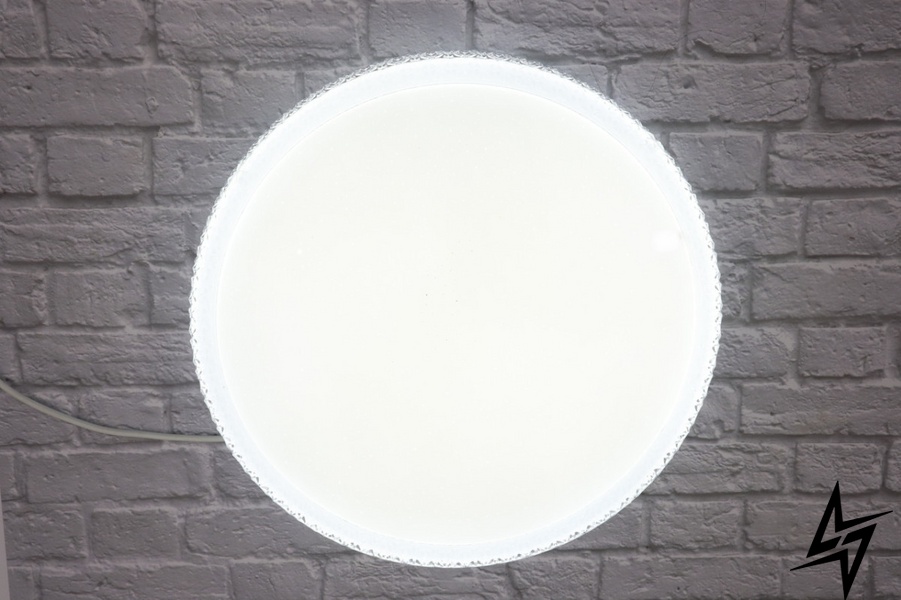 Потолочный светильник LED с пультом L23-37725 Белый W71139B/400 фото в живую, фото в дизайне интерьера