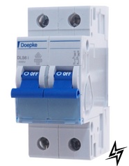 Автоматичний вимикач Doepke dp09916269 DLS 6i 2P 63A C 10kA фото