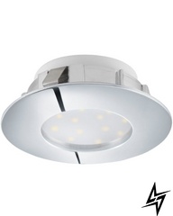 Врізний точковий світильник Eglo Pineda 95805 LED  фото наживо, фото в дизайні інтер'єру