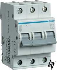 Автоматичний вимикач Hager MC301A 3P 1A C 6kA фото