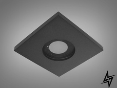 Влагозащищенный точечный светильник Alumo D23-31476 Черный QXL-1773-S-BK-1 фото в живую, фото в дизайне интерьера