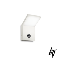 Настінний світильник (бра) 209852 Ideal Lux Style Ap Sensor Bianco 4000K  фото наживо, фото в дизайні екстер'єру