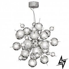 Люстра Searchlight Molecule 8312-12CC  фото в живую, фото в дизайне интерьера