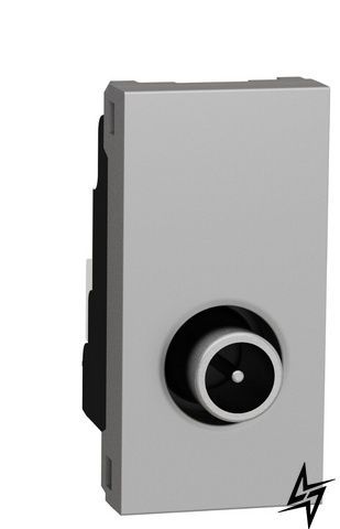 TV-розетка Schneider Electric NU346130 Unica New, алюміній, матова, IP20 фото