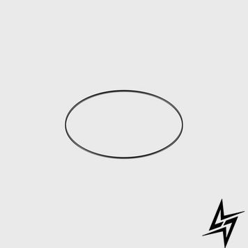 LTX 15.C088.BK Подвесной/накладной радиальный трек AIR_TRACK RING (2-х частей), ввод питания, механические и электрические с'соединители (не в комплекте) D880mm, W9mm, H14.8mm, 48V, IP20, черный фото