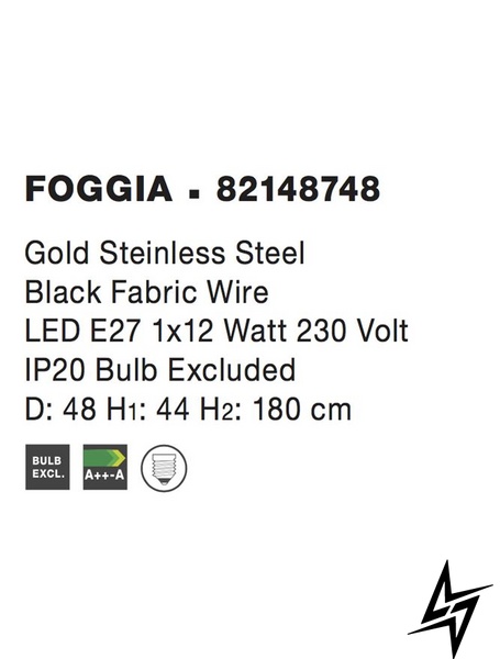 Подвесной светильник Nova luce Foggia 82148748  фото в живую, фото в дизайне интерьера