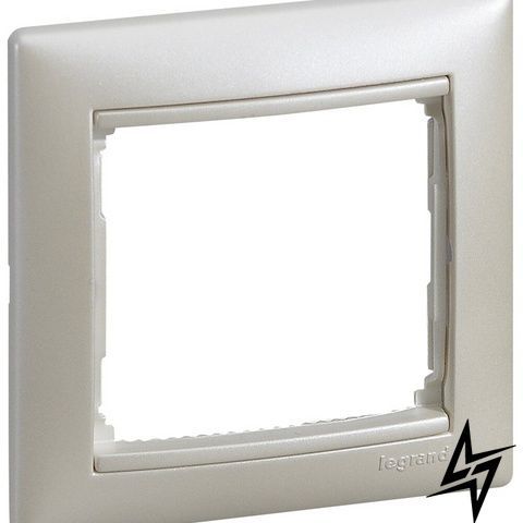 1-постова рамка Legrand 770471 Valena Classic, пластик, бежева, матова фото