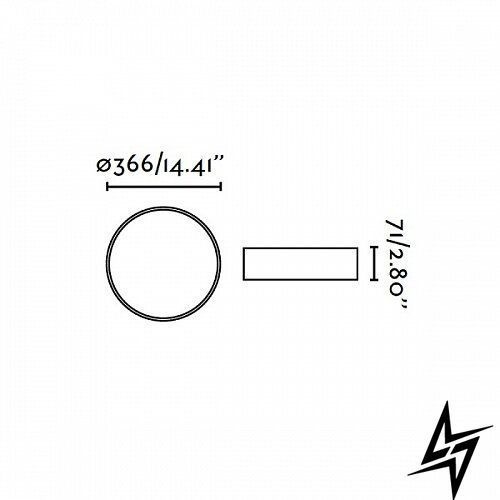 Потолочный светильник Faro Vuk 64188 белый LED IP44 64188 фото