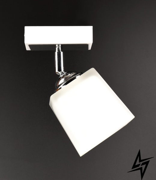 Потолочная люстра на 1 лампочку L23-36990 Белый 51203/1-wh фото в живую, фото в дизайне интерьера