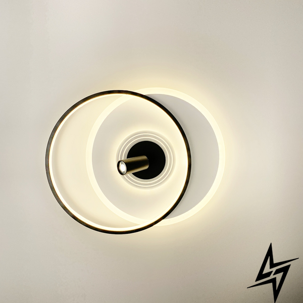 Потолочная дизайнерская люстра LED LE25433 1xGU10 30W 3000-6000K 40x9x50см Белый MJ 50-500 BK+WT фото в живую, фото в дизайне интерьера