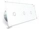 Розумний сенсорний ZigBee вимикач 3 сенсорів (1-1-1) Livolo білий (VL-C701Z/C701Z/C701Z-11) - зображення 4