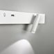 Белое бра с поворотным спотом справа + разъем USB 26-11684 WJ028/2 L WT (лівий) + USB-A - изображение 4