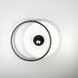 Стельова дизайнерська люстра LED LE25433 1xGU10 30W 3000-6000K 40x9x50см Білий MJ 50-500 BK+WT фото в дизайні інтер'єру, фото наживо 6/7