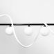 LED люстра 180 см чорна 26-0634 - зображення 6