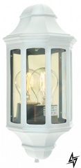 Настенный фасадный уличный светильник Norlys Genua Mini 175W 28031 фото в живую, фото в дизайне экстерьера