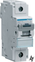 Автоматичний вимикач Hager HMX110 1P 10A C 50kA фото