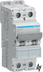 Автоматичний вимикач Hager NRN200 2P 0,5A C 25kA фото