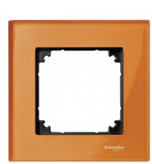Рамка одинарная M-ELEGANCE glass кальцит Schneider Electric Merten MTN404102