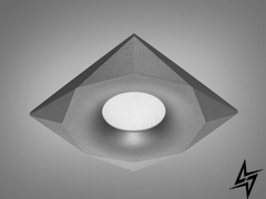 Точечный светильник Alumo D23-31512 Черный QXL-1736-A2-DG фото в живую, фото в дизайне интерьера