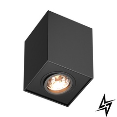 Накладной точечный светильник Zumaline 89200-BK-N Quadro  фото в живую, фото в дизайне интерьера