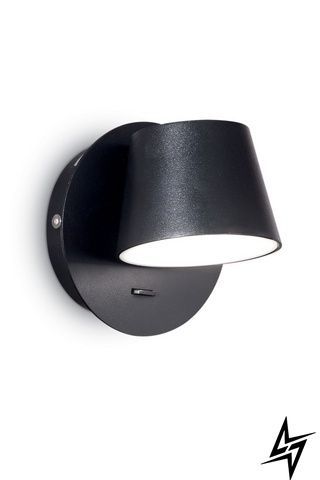 Настенное бра Ideal Lux Gim 167121 черное 6 Вт 3000 K фото