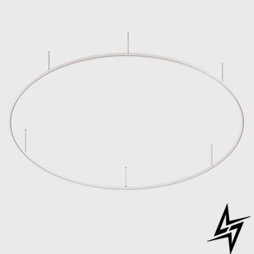 LTX 09.C500.WH Подвесной радиальный трек IN_RING 500 (8 элементов), D5000mm, W30mm, H54mm, 48V, IP20, белый фото