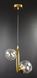 Потолочная люстра подвесная на 2 лампочки L23-37526 Бронза G13A/2AB фото в дизайне интерьера, фото в живую 1/6