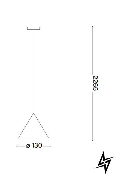 Подвесной светильник Ideal Lux A-Line 232713 черный GU10 232713 фото
