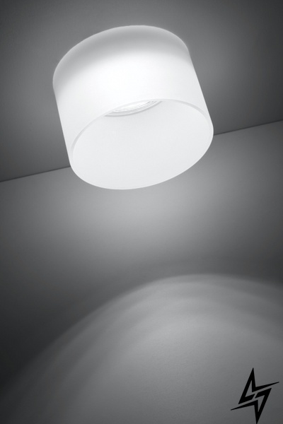 Накладной точечный светильник Candellux 2273679 Tuba 1хGU10 5,2х7,8 см  фото в живую, фото в дизайне интерьера