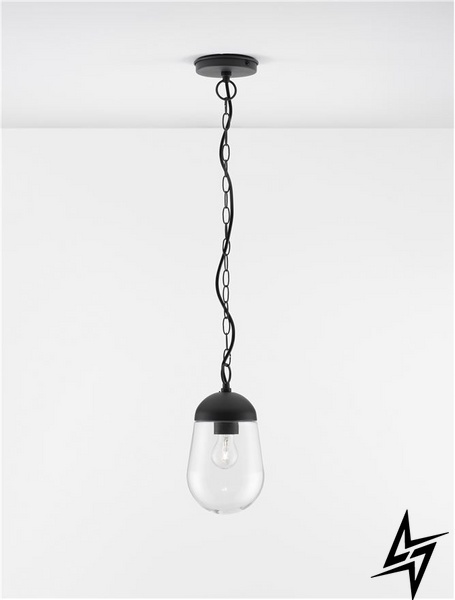 Уличный подвесной светильник Nova luce Omika 9060197  фото в живую, фото в дизайне экстерьера