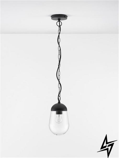 Вуличний підвісний світильник Nova luce Omika 9060197  фото наживо, фото в дизайні екстер'єру