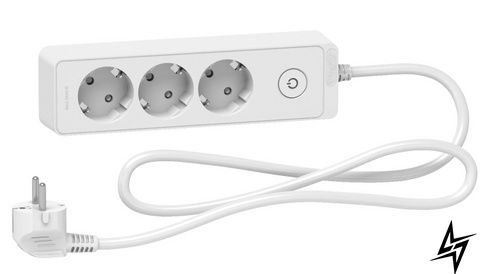 Тримісний подовжувач ST9431W (1,5м) білий Schneider Electric фото