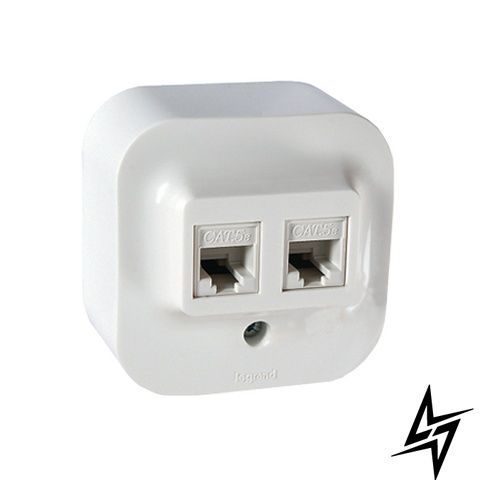 Комп'ютерна розетка RJ45 Legrand 782428 Forix, біла, глянцева, RJ45 UTP 782428 фото