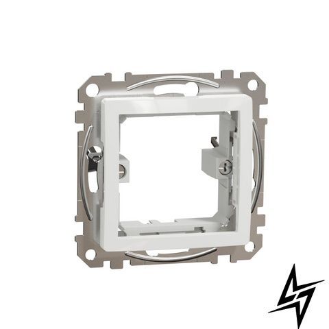 Монтажний адаптер Schneider Electric SDD111907 Sedna Design, білий, глянцевий, 10 А фото