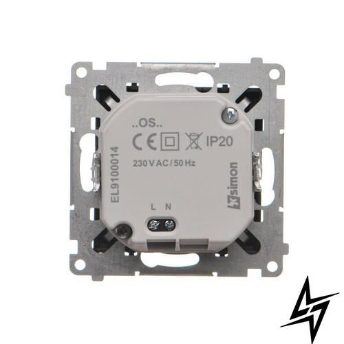 Встраиваемый LED-ориентир Simon TOS3K.01/149 55, черный матовый, 230 В TOS3K.01/149 фото