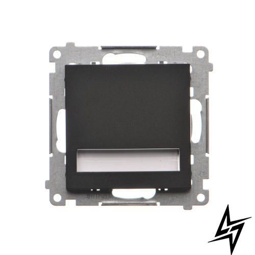 Встраиваемый LED-ориентир Simon TOS3K.01/149 55, черный матовый, 230 В TOS3K.01/149 фото