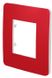 Однопостова рамка Unica New Studio Color NU280213 червоний / білий Schneider Electric фото 5/7