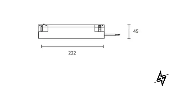 Блок живлення з підводом живлення 100W DC48V ALMG-PS 100 WH ALMG-PS 100 WH фото