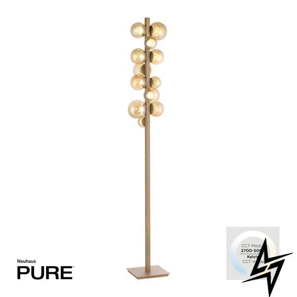 Paul Neuhaus Popup 557-97 Торшер LED 32W 288Lm 2700-5000K Коричневий фото