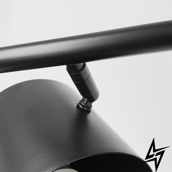 Удлиненная черная люстра-реплика KUP с 5-ю спотами LE41037 5xE27 40x110см Черный MJ 120/5 BK фото в живую, фото в дизайне интерьера