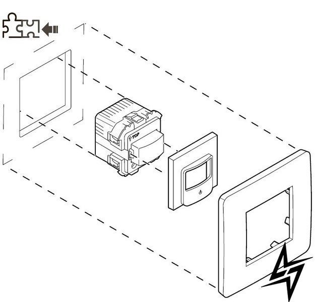 NU352518 Датчик Руху З Вімік. 10 A Біл. Unica New Schneider Electric фото