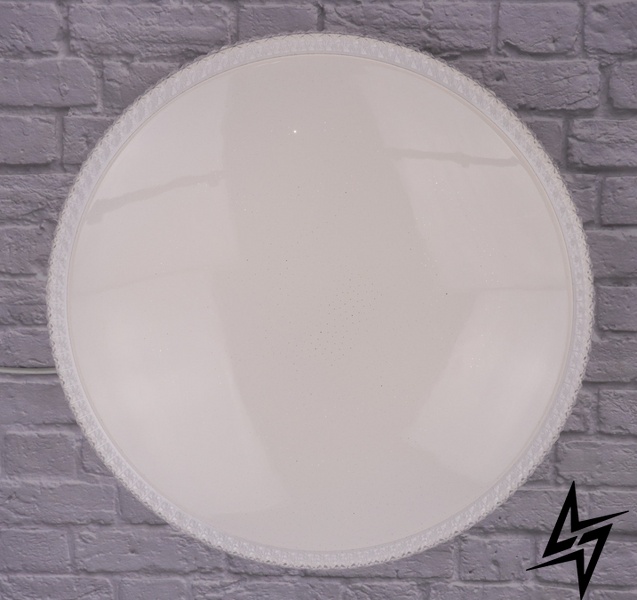 Потолочный светильник LED с пультом L23-37726 Белый W71139B/500 фото в живую, фото в дизайне интерьера